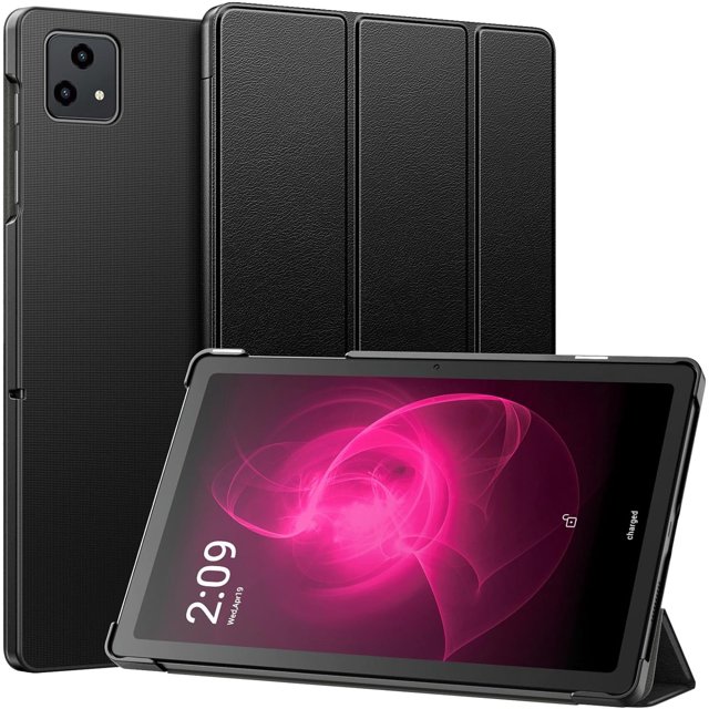 KOMI for T-Mobile Revvl Tab 5G Tablet Case 10.36 Inch, Auto Wake/Sleep & Slim Leather Full Protector Trifold Stand Cover Case for Revvl Tab 5G Tablet 2023 Resealesd, Black
