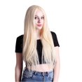 thumbnail image 1 of Cabello liso hasta los hombros JM damas de harajuku light blo blanco, 1 of 5