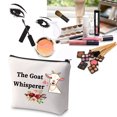 thumbnail image 3 of The&nbsp;Goat&nbsp;Whisperer Makeup Bag Goat&nbsp;Lover Gift Funny Farm Animal Goat Cosmetic Bag Goat Mom Gift Crazy Goat&nbsp;Lady Gift, 3 of 7