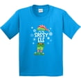 thumbnail image 3 of Inktastic Funny Christmas I'm the Sassy Elf with Shoes and Hat Youth T-Shirt, 3 of 5