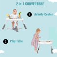 thumbnail image 3 of Centro de actividades para bebés Dream On Me Curio Sit N Seek en menta, centro de actividades 2 en 1 y mesa de juegos con 3 juguetes desmontables y música, centro de actividades para bebés con 3 posic, 3 of 5