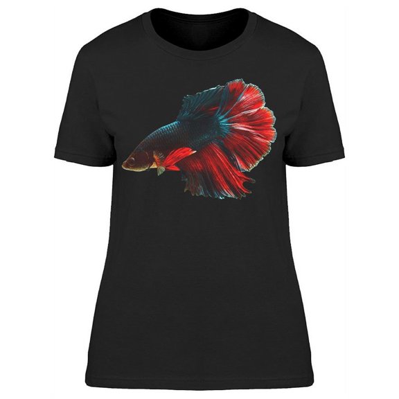 Flower Like Siamese Betta T-Shirt Women -Image by Shutterstock, Female Medium