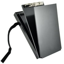 Saunders Metal Storage Clipboard, Made in USA, 1 Tier, Low Profile Clip, Citation, Black