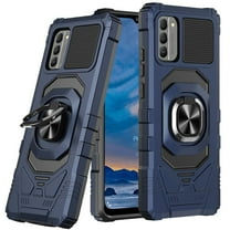 Kaleidio Case For Nokia G400 5G [Robotic Hybrid] Rugged Shockproof [Ring Stand] Magnetic Armor Impact Cover [Blue/Black]