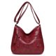 thumbnail image 2 of Bolsa bandolera de PU para mujer bandolera de color sólido multicapa (Rojo) Ehuebsd Para estrenar, 2 of 6