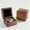 White Wings, variant on XIUDA Small wooden box for ashes - mini glass urn for human ashes keepsake