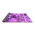 thumbnail image 2 of Ahgly Company Indoor Round Oriental Purple Industrial Area Rugs, 6' Round, 2 of 4