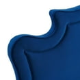 thumbnail image 6 of Modway Neena Performance Velvet Queen Bed in Navy, 6 of 9