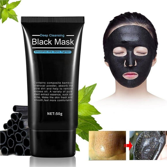 Blackhead Remover Masque Peal off Bambou Charbon de Bois Enlèvement Blackhead Masque Bambou Charbon de Bambou Nettoyage en Profondeur Masque Facial
