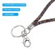 thumbnail image 4 of Llave de muñeca Uxcell Bling Lanyard con cristal colorido y gancho de metal blanco, negro, 4 of 6