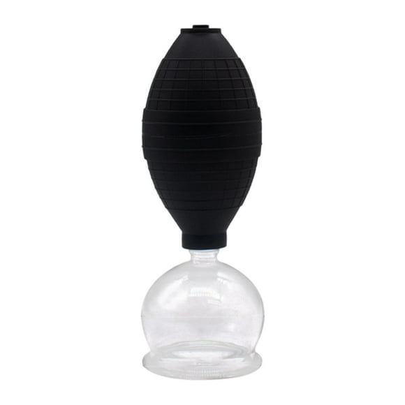 Milaget Vacuum Suction Massage Cupping Cups Glass Facial Cupping for Face Bodyworker Height 14.6cm