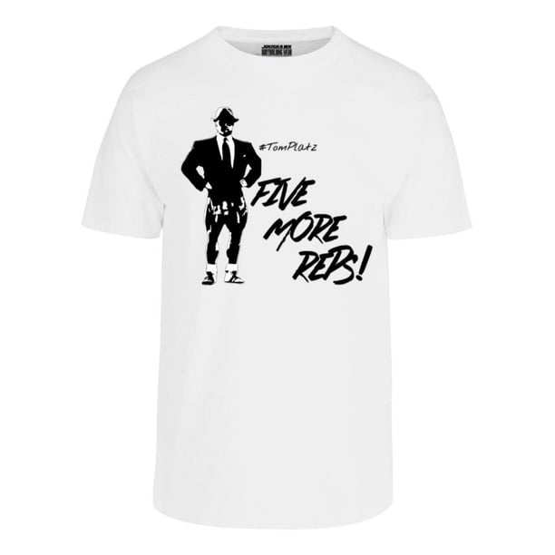 Playera Jouska Mx Deportiva Bodybuilding Vintage Gym Estampada Tom Platz More Reps Talla L Blanco