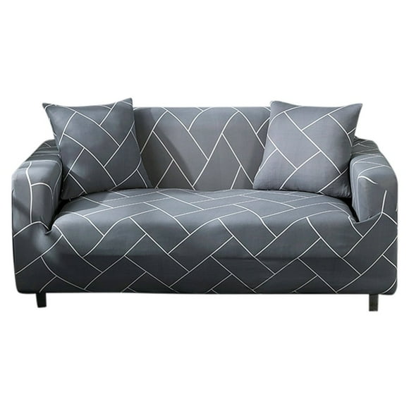 QUTETN Waterproof Sofa Cover with Elastic Slipcover  Dustproof and Cushion Protector for Loveseat  Sofa  and Couches  Easy Cleaning and Stain Resistant Design