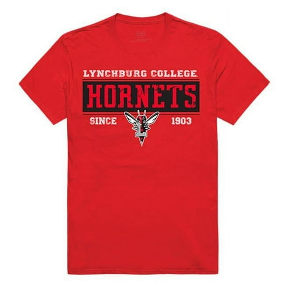 W Republic Apparel 507-179-R58-05 Lynchburg College Established Mens Tee, Red - 2XL