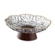 thumbnail image 3 of Cuenco decorativo con pedestal, cesta para frutas, organizador de contenedores, pedestal extraíble, soporte para alimentos y verduras, bandeja de Claro, 3 of 8