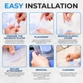 thumbnail image 4 of Serene Life Waterproof Tub Massaging Bubble Mat - Full Body Bubbling Bath Thermal Massager Machine, Electric Bathtub Massage Spa with Heat, Motorized Air Pump, Non-Slip, Aroma Clip for Ess, 4 of 4