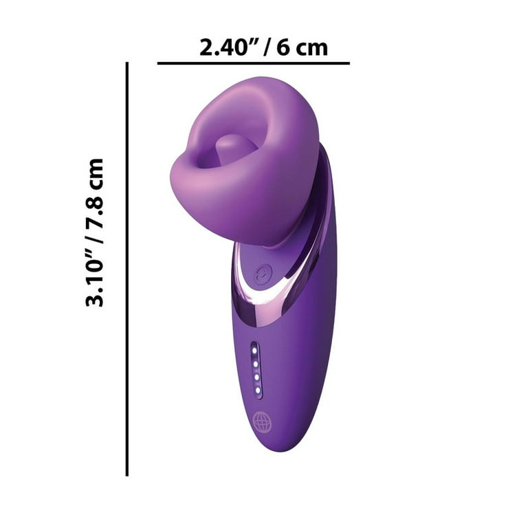 Fantasy for Her Pleasure Sucker Clitoral Vibrator, Purple