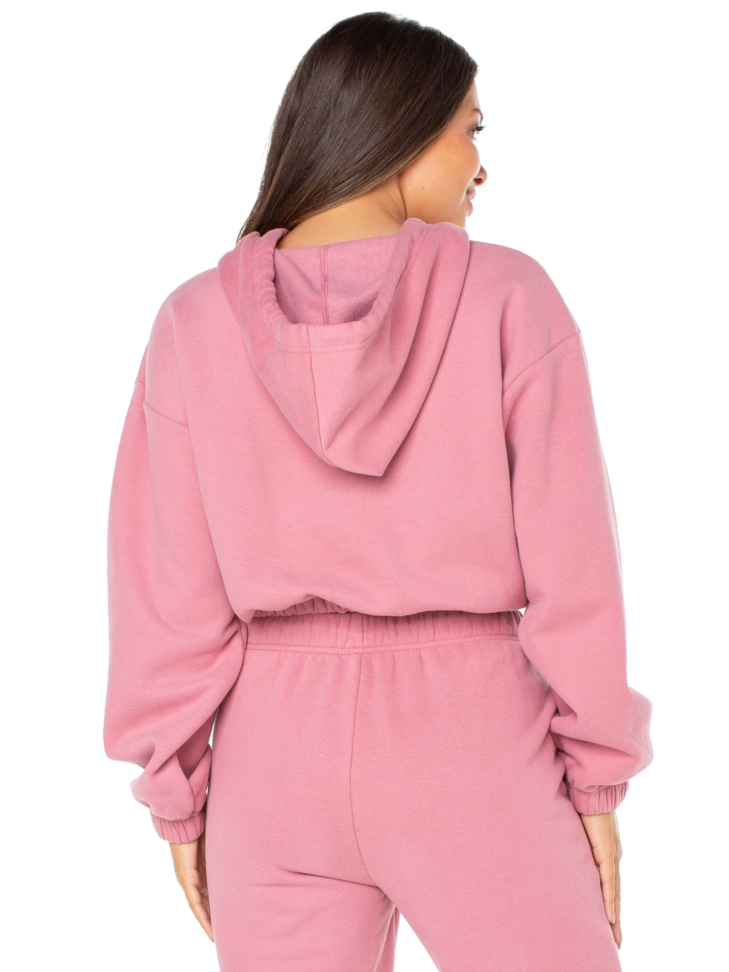 Celebrity Pink Women's and Women's Plus Fleece Pullover Sweatshirt, Sizes XS-4X