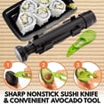 thumbnail image 3 of Sushi Making Equipment Kit, Japanese Rice Ball Roll Mold Sushi Multifunctional Mold Sushi Making Kitchen Tools, 3 of 5
