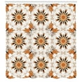 thumbnail image 1 of Ambesonne Tan and Brown Shower Curtain, Mandala Butterfly, 69"Wx84"L, Multicolor, 1 of 3