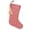 Perfect Red 5, variant on Perfect Red 5 Quilted Plaid Gingham Homespun Christmas Stocking with Personalized Letter L Charm by Marilee Home