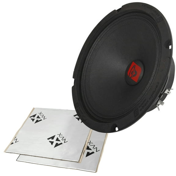 Cerwin-Vega CVP8 8” PRO Series Full Range Coaxial Car Speaker 350W Peak   NVX SDSK2 Sound Damping