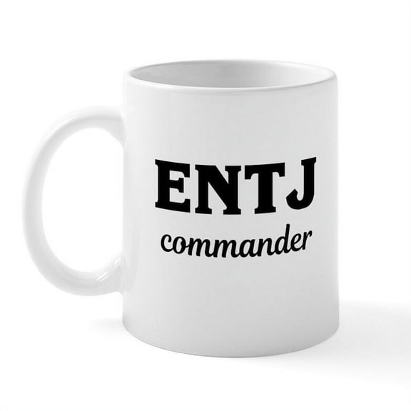 CafePress - Entj Commander Myers Briggs Personality Mugs - 11 oz Ceramic Mug - Novelty Coffee Tea Cup