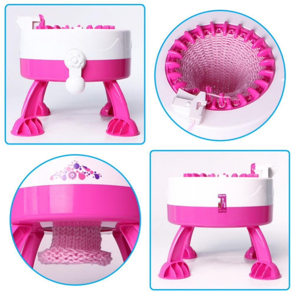 AJZIOJIRO Girls 22 Needles Knitting Machine Toys Kids Girls Toys Educational Toys Kids Games Gifts for 6-12 Year Old