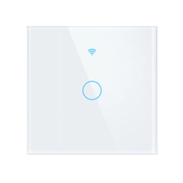 Luz de Pared Táctil Inalámbrica Inteligente de 1, 2, 3, 4 Vías, 220 V, con Botón de Interruptor, WiFi, RF, 433 MHz, Sin Neutro