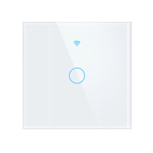 Luz de Pared Táctil Inalámbrica Inteligente de 1, 2, 3, 4 Vías, 220 V, con Botón de Interruptor, WiFi, RF, 433 MHz, Sin Neutro