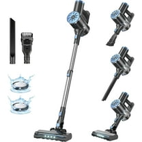 Cordless Vacuum Cleaner,Hicloud Lightweight Stick CVacuum Cleaner for Pet Hair Carpet Floor,WC01