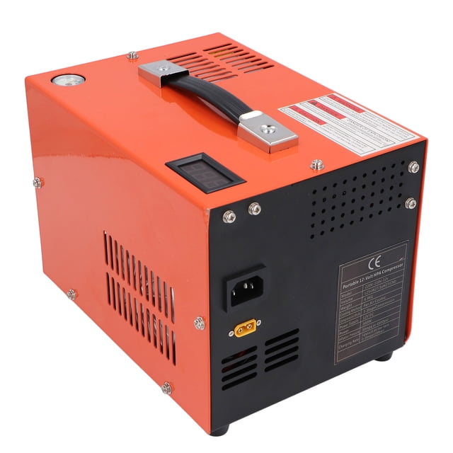 Compresor De Visualización De Temperatura De Enfriamiento Del Ventilador De Bomba De Aire De Alta Presión De 30 MPa Para Inflado En Exteriores, Motor Sin Escobillas,