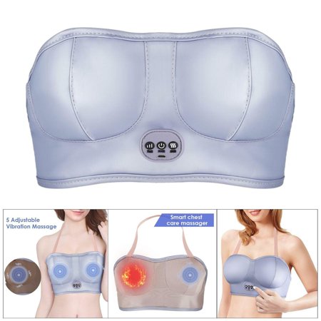 

Electric Breast Massage Bra Chest Massager Heating Hot Stimulator Machine