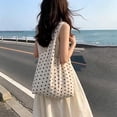 thumbnail image 6 of Jamicy Shoulder Bag for Women Fashion Casual Polka Dots Tote Bags with Soft Strap Shoulder Handbags for Travel Outgoing, 6 of 8