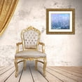 thumbnail image 3 of Burkhart, Monika 30x26 Gold Ornate Wood Framed with Double Matting Museum Art Print Titled - Blue Glitter I, 3 of 4