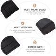thumbnail image 5 of 2 Pcs Sofa Storage Bag Hand Rest Bags Chair Armrest Hanging Bedside Holder Pouch Organizer Baby, 5 of 6