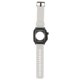 thumbnail image 1 of Funda protectora completa de silicona y correa para Apple Watch Series 1/2/3 Negro + blanco, 1 of 9