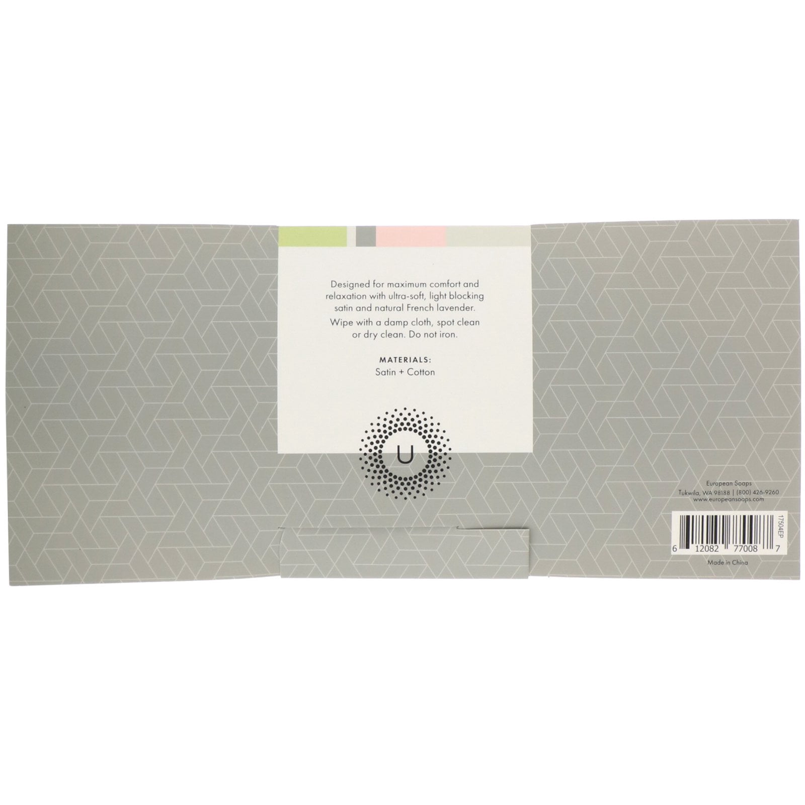 Spa Prive - Satin Eye Pillow With Lavender