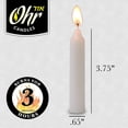 thumbnail image 2 of Velas de Shabat Ner Mitzvah tradicionales de 3 horas y 72 unidades, 2 of 4
