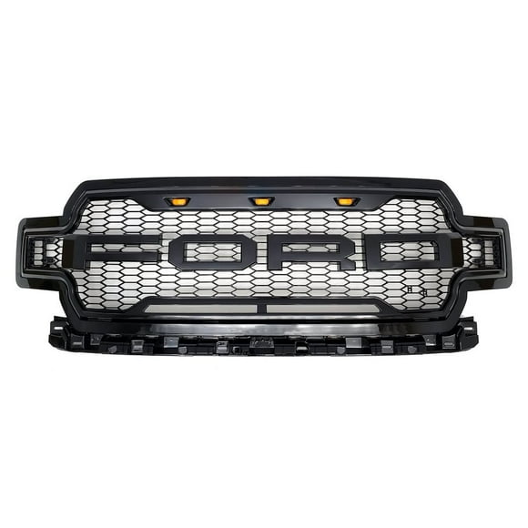 Honeycomb Mesh Grille for 2018-20 Ford F150 (Excluding Raptor Models) Matte Black