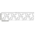 thumbnail image 2 of Black and White Fabric by the Yard Upholstery Monochrome Garden Pattern with Leaves Bohemian Natural Theme Decorative Fabric for DIY and Home Accents  by Ambesonne, 2 of 4