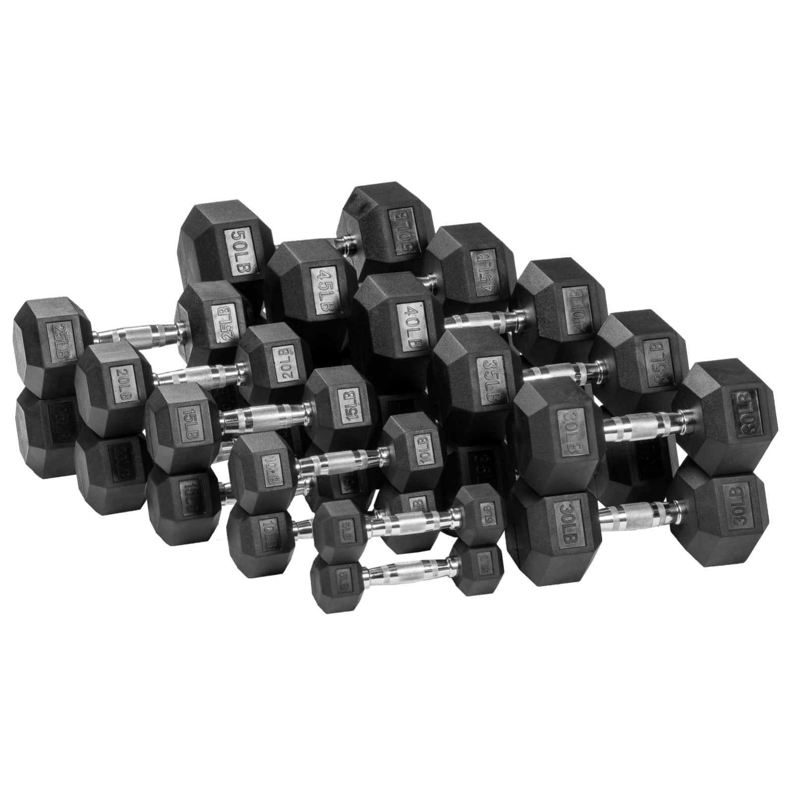 20 lbs Hex Dumbbells with Rubber Coated, Hand Weights for Exercises and Fitness