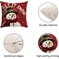 thumbnail image 2 of Christmas Decorations - Christmas Pillow Covers 18x18 Set of 4,Merry Christmas Pillows for Couch Sofa Home Decor Xmas Cushion Covers Indoor Decor, 2 of 6