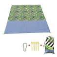 thumbnail image 1 of Fiudx Manta de Playa, Resistente a La Arena y Al Agua, Fácil de Guardar con Bolsa de Transporte, Ideal para Picnic, Camping, Playa, Eventos Al Aire Libre, 79 X 82 Pulgadas, Incluye 4 Clavos y Mosquet, 1 of 4