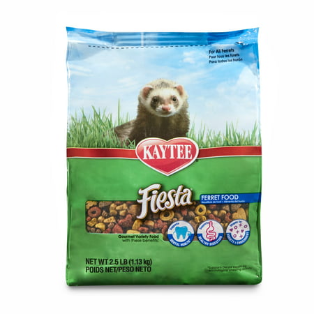 Kaytee Fiesta Ferret Food 2.5 lb (Best Ferret Food Brand)