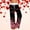 Pink, variant on Pavied Wide Leg Pants Lounge Pants Slacks Valentine's Day Printed Love Print Drawstring Waist Wide Leg Slacks Home Trousers Sweatpants Women Women'S Pants Purple 2XL