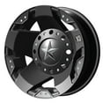thumbnail image 2 of KMC-XD Wheels XD77576082794N XDWXD77576082794N KMC XD SERIES 17X6 775 ROCKSTAR DUALLY MATTE BLACK REAR 8X200 bp b/s -134 offs, 2 of 3