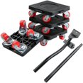 thumbnail image 1 of Elevador De Muebles De Alta Resistencia Con 4 Controles Deslizantes Y Palanca, Ruedas De Rotación De 360 ​​Grados, Plataforma Rodante Para Mover Muebles, Capacidad De Carga De 660 Lb Para Mover Sofás,, 1 of 5