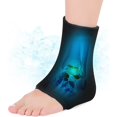 thumbnail image 5 of Paquete de hielo protector de tobillo de tamaño ajustable, compresa fría y caliente de gel sólido, paquete frío de gel reutilizable para tratamiento frío y caliente de hinchazón, esguince (L) Sailing Electrónica, 5 of 5