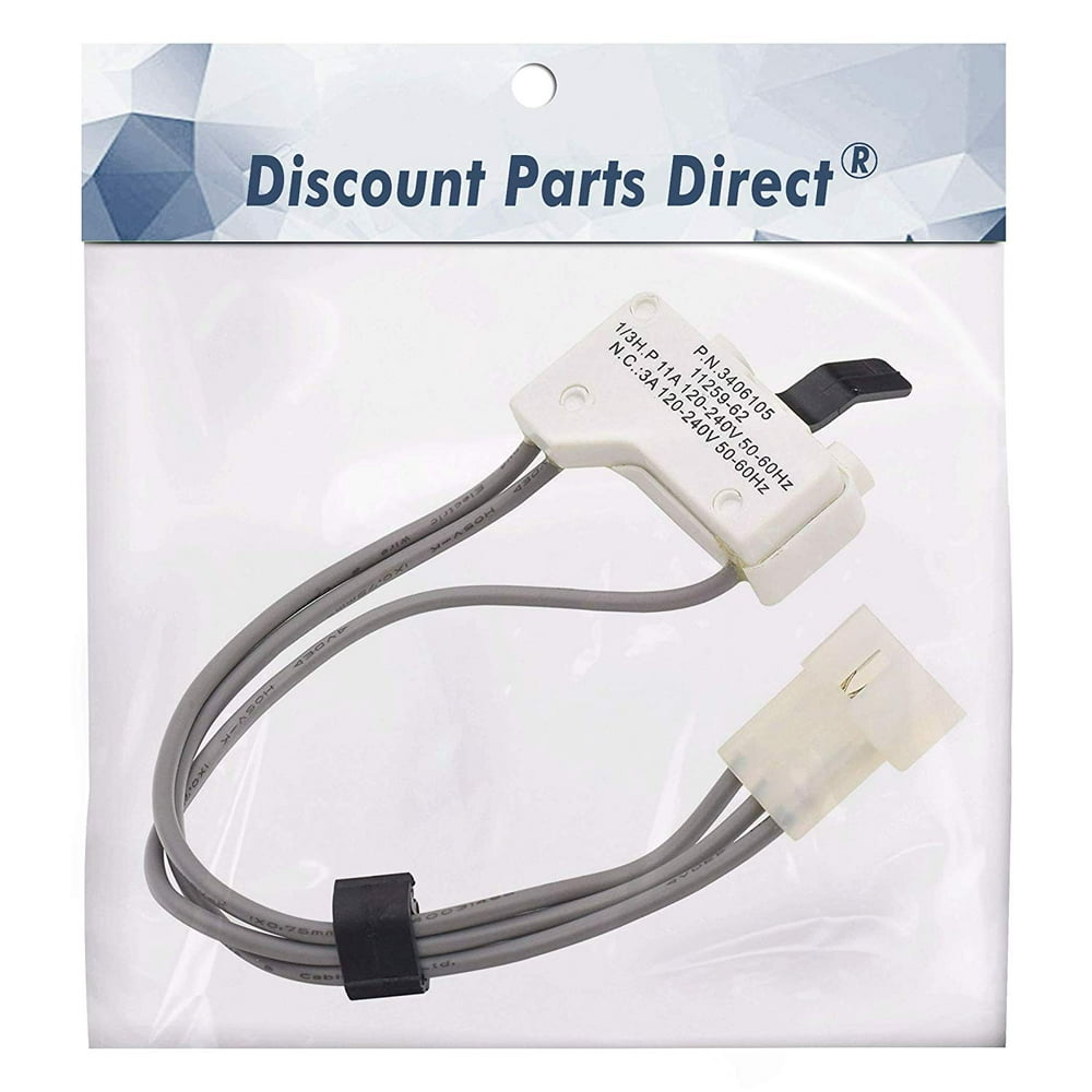Ultra Durable 3406105 Dryer Door Switch Replacement Part for Whirlpool